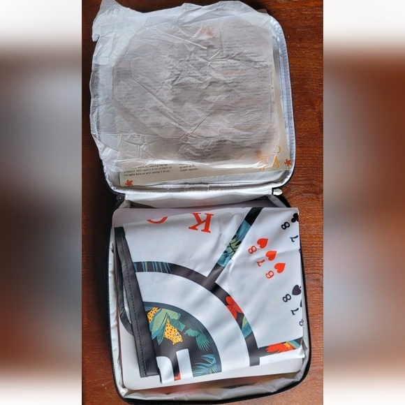 Lug Life Rummy Bag Set- Jungle Animals Retired Family Board Game Cards Chips Mat - Picture 8 of 15